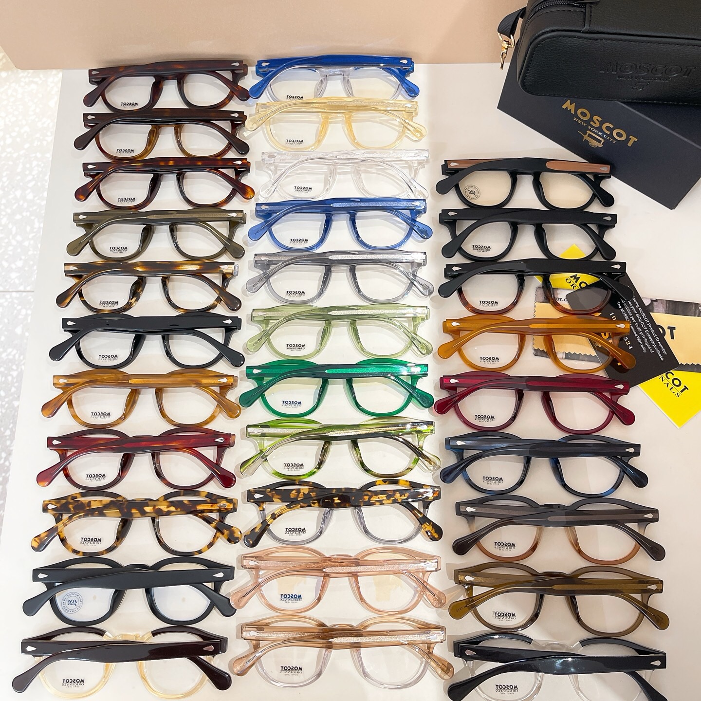 [High Quality] MOSCOT Glasses LEMTOSH-46mm Retro Round Fashion Glasses ...