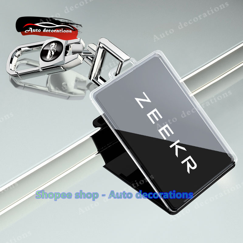Transparent key cover simple style For ZEEKR smart remote car key case ...