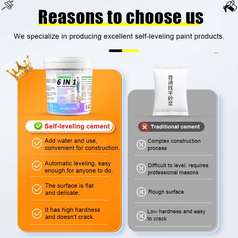 [24 hours delivery] Self-leveling waterproof cement 1000ml cat lantai ...