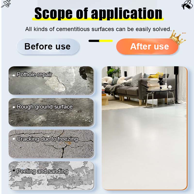 [24 hours delivery] Self-leveling waterproof cement 1000ml cat lantai ...