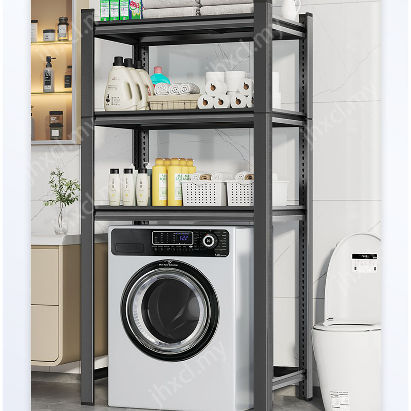 Drum Washing Machine Rack, Rak Mesin Basuh Toilet Flip Top Shelf ...