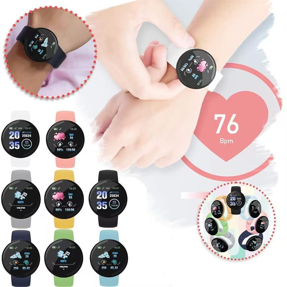 Smart bracelet Macaron color D18 smart watch 1.44 inch screen heart ...