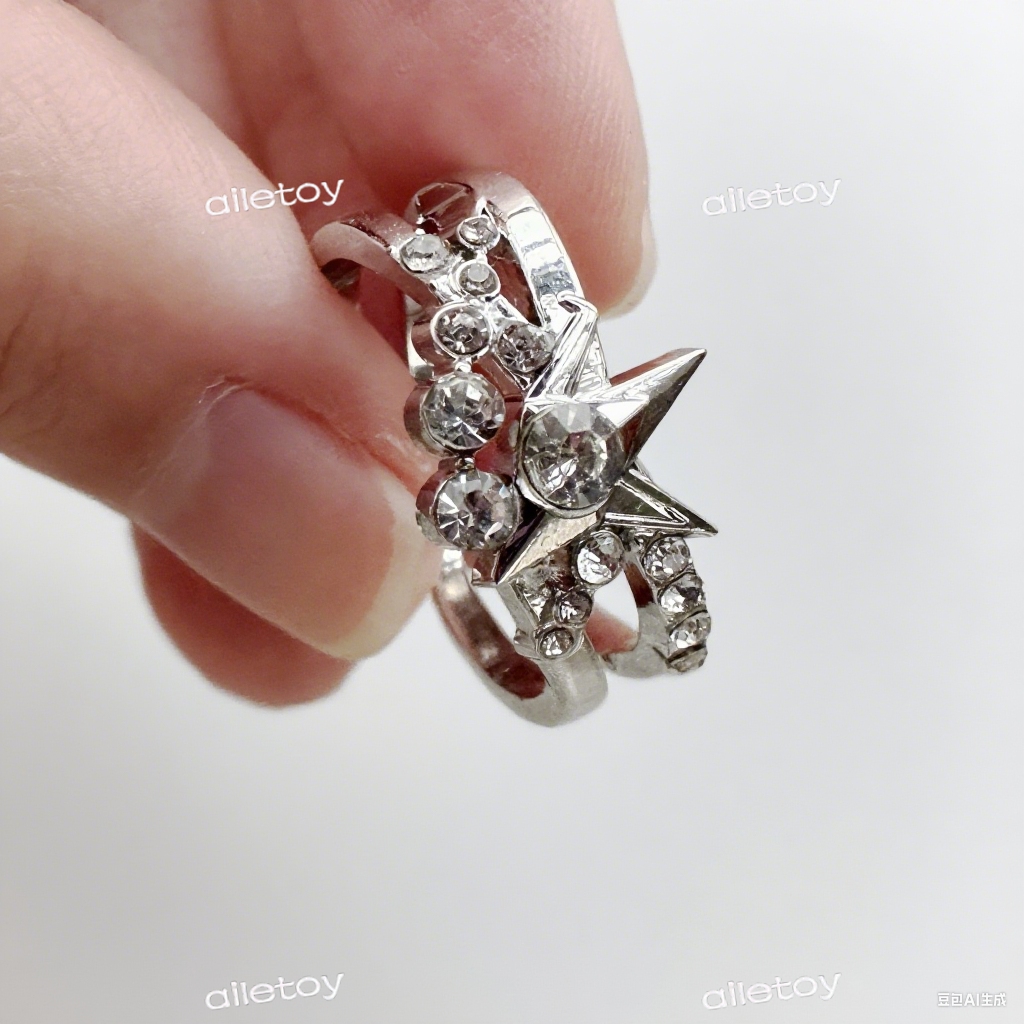 Love and DeepSpace Wedding ring Replica Zircon proposal Rings Caleb ...
