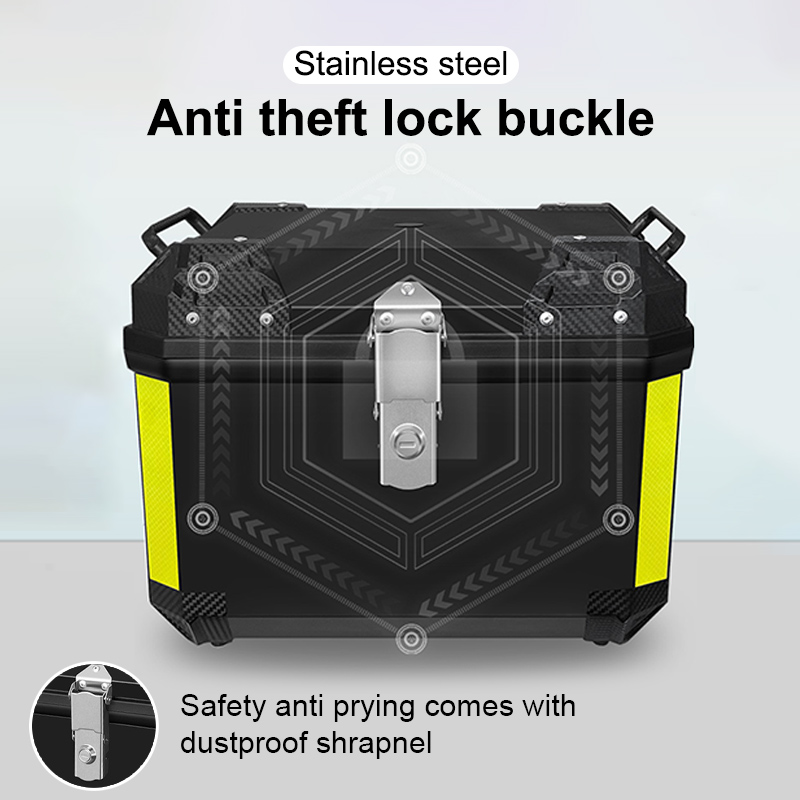 50/57 Liter Top box Motorcycle ABS box High-Capacity Waterproof Box ...