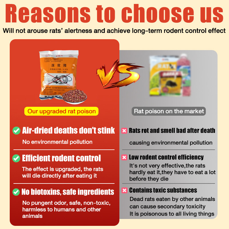 Rats die out doors and don't need to be cleaned up ubat tikus paling ...