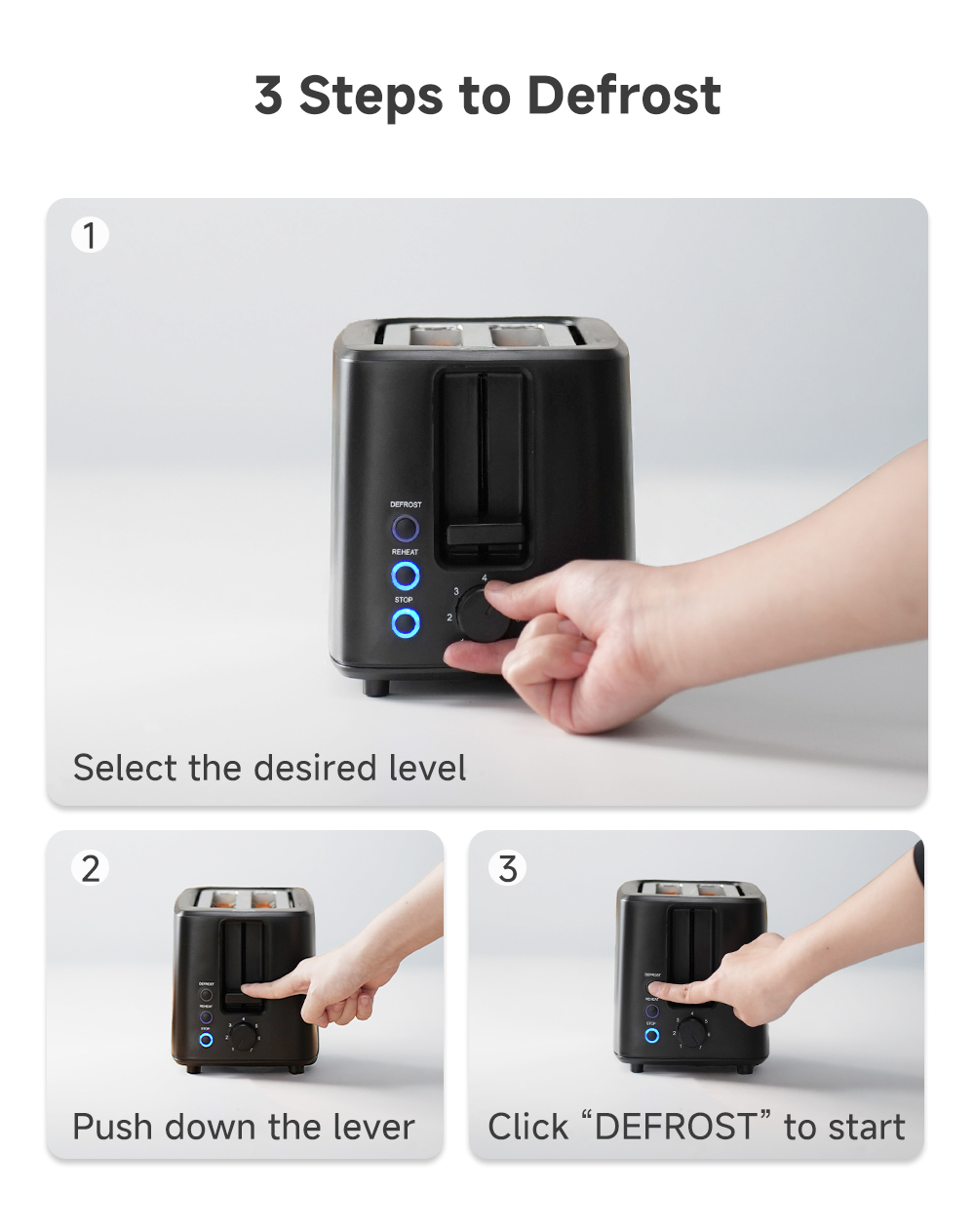 Simplus Toaster | 700W High Power | 7-Level Toasting Settings | 2 ...