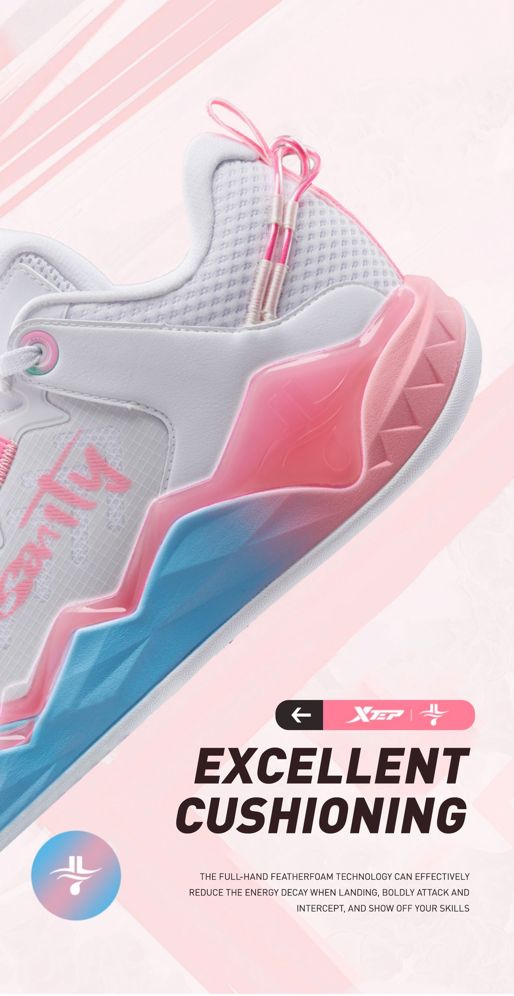 【XTEP】JLIN-TEAM | Jeremy lin Basketball Shoes Wear-Resistant Rubber ...