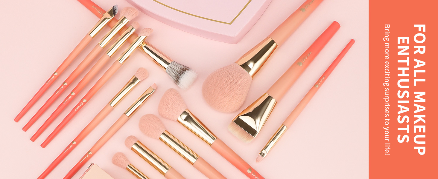 DUCARE Makeup Brushes Small Waist (14 Pcs) | Shopee Malaysia