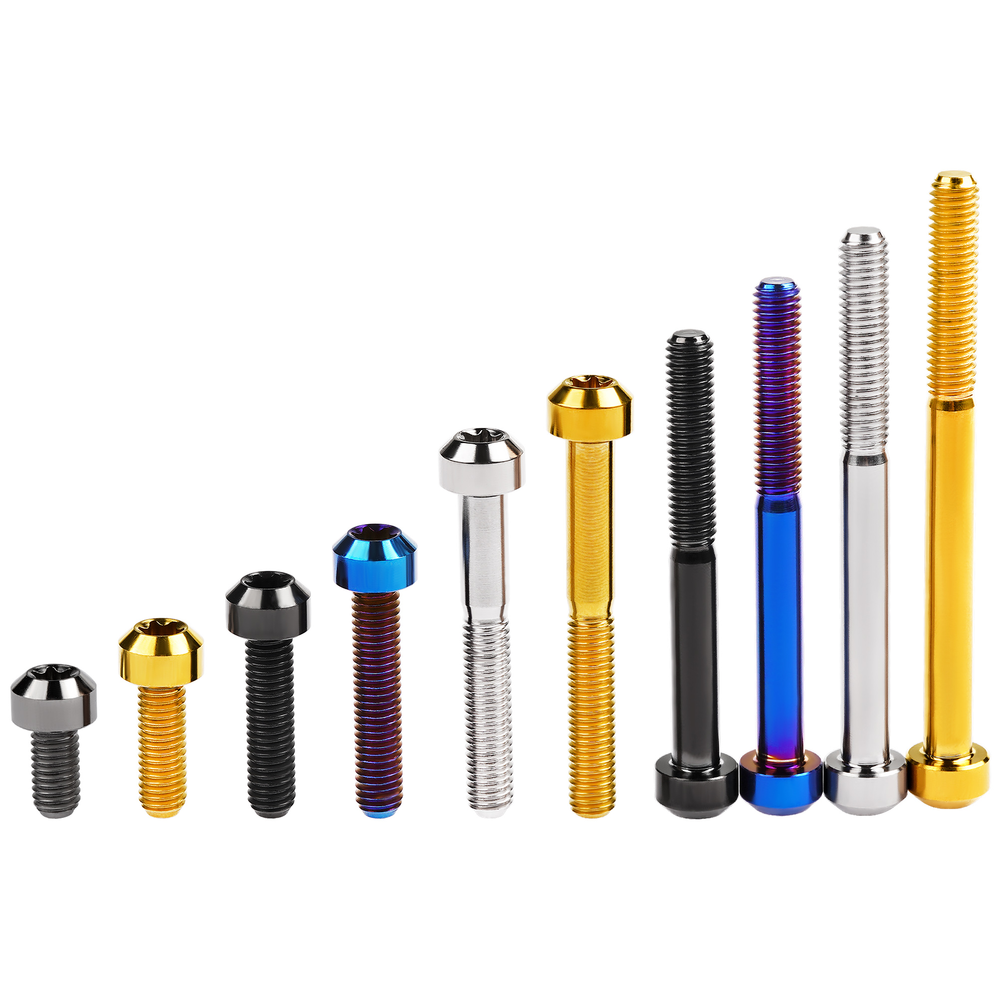 Viti In Titanio M5x10/12 Mm GR5 Torx T25 Per Disco Freno Mountain Bike – Yaruijia