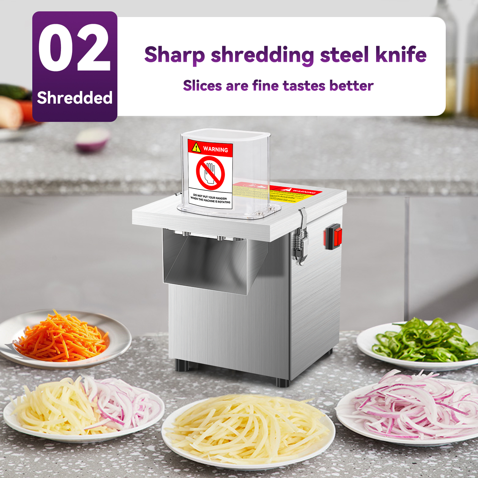 IGRLACE 3in1 Multifunction Vegetable Cutter Slice/Strips/Dicing Slicing ...