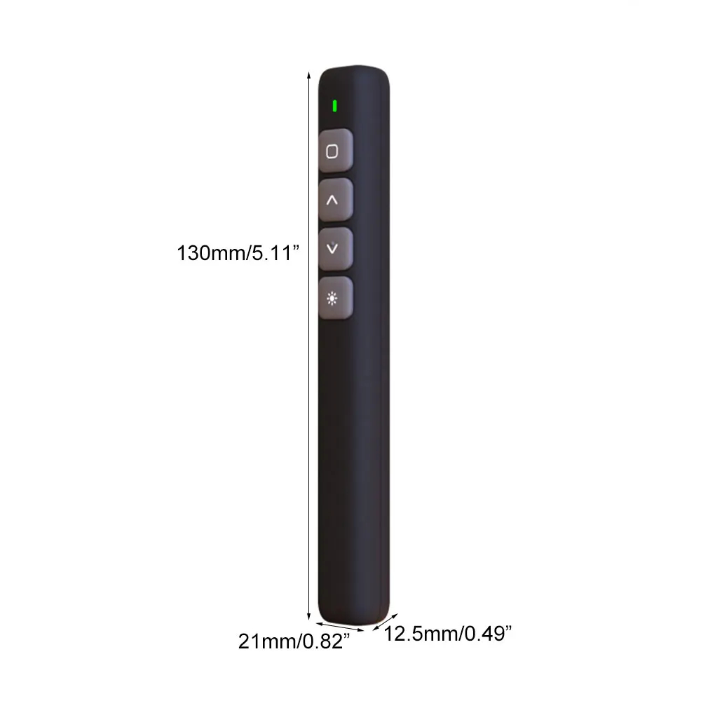 Wireless Powerpoint Pen 2.4GHz Presentation Clicker USB RF Remote ...