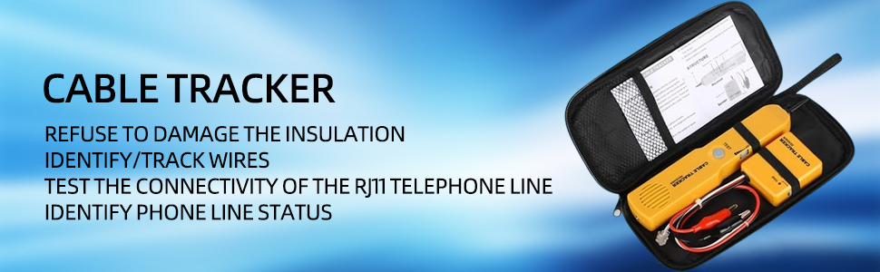 Cable Finder Tone Generator Probe Tracer Wire Tracker Multi-Function ...