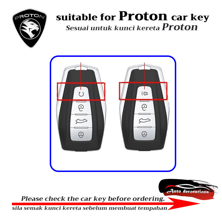 Transparent key case Fo Proton x70 2025 smartkey key case Proton X50 ...