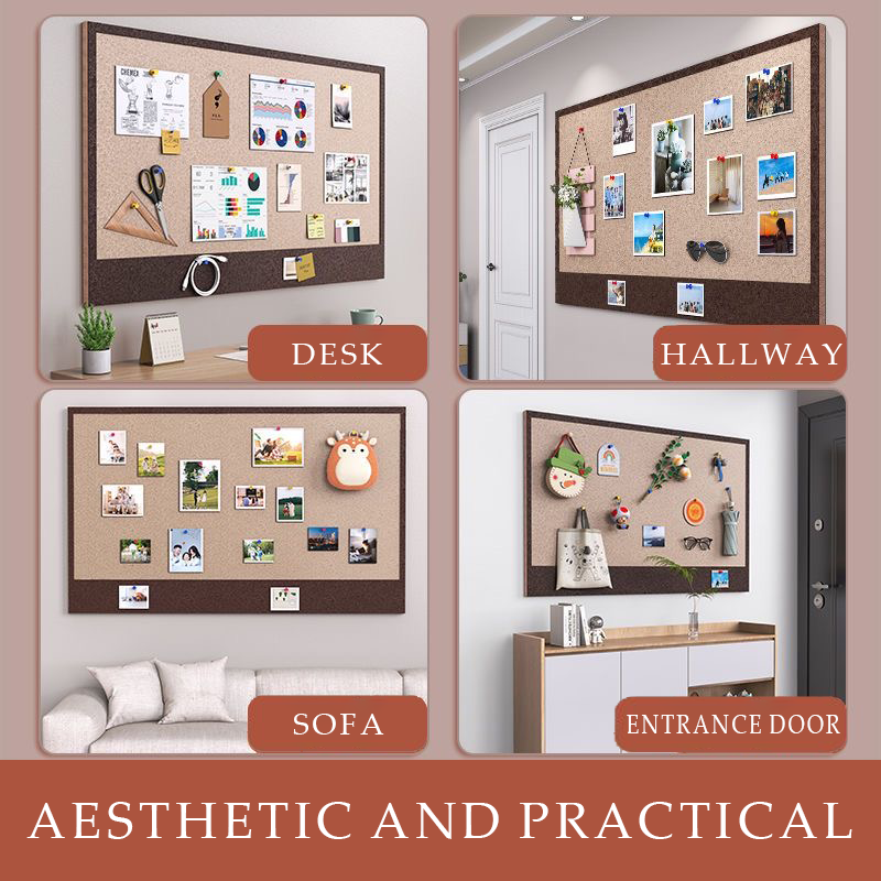Decorative Bulletin Board Felt Photo Wall Pin Board Memo Board Home ...