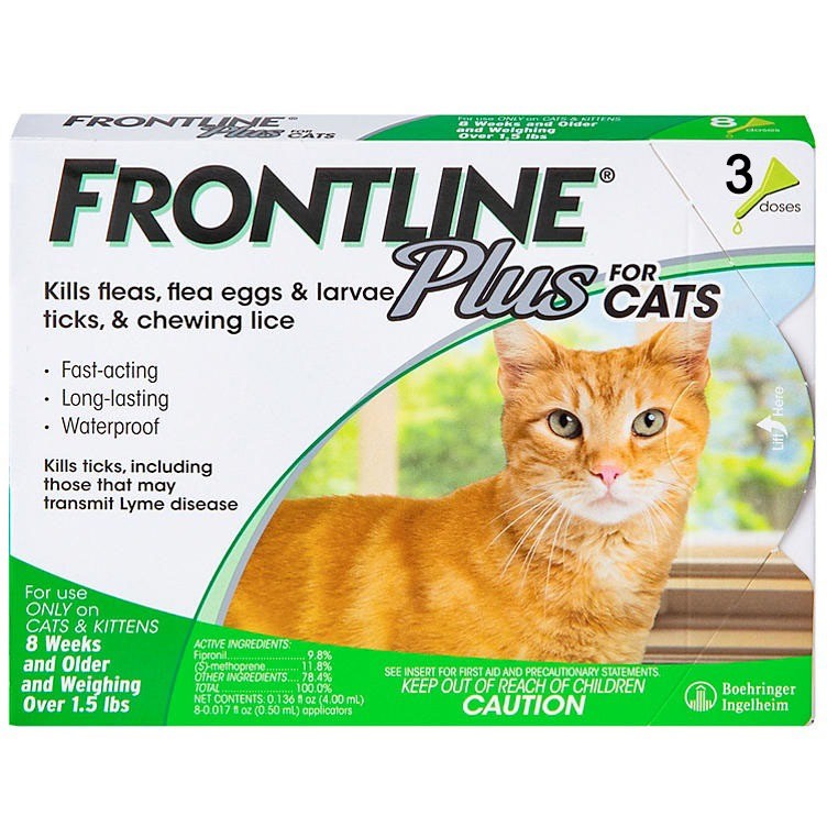 [1/2/3PCS] FRONTLINE Plus Anti Ticks and Fleas Control for Dogs and ...