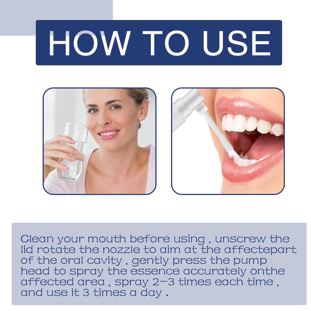 Toothache Relief Spray for Oral Care, Fast-Acting Formula to Soothe ...