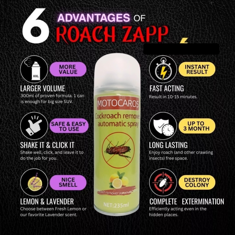 【Not applicable for East Malaysia】[BUY 1 TAKE 1] Killer Cockroach Spray ...