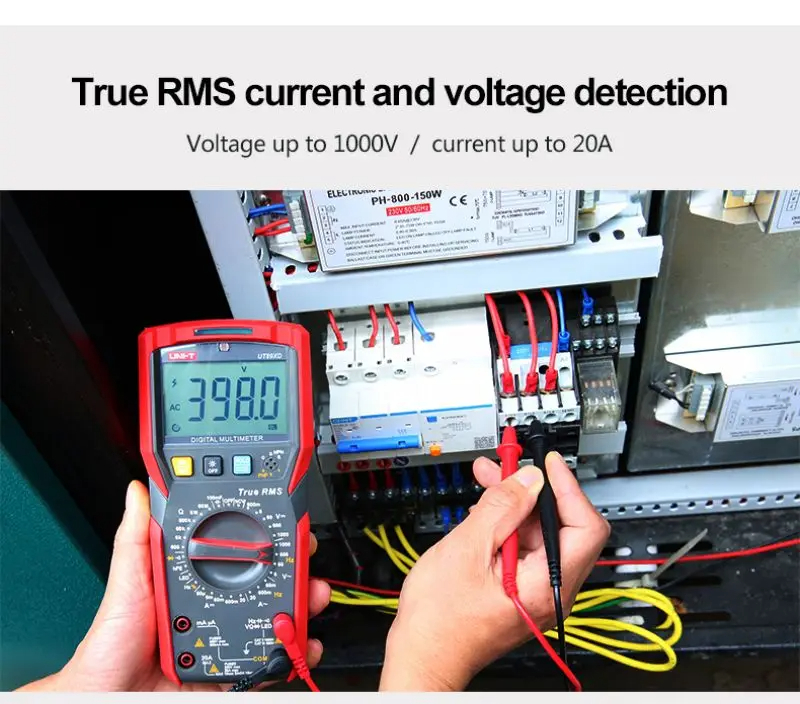 【COD】UNI-T UT89X UT89XD Digital Multimeter 1000V DC AC voltage 20A ...