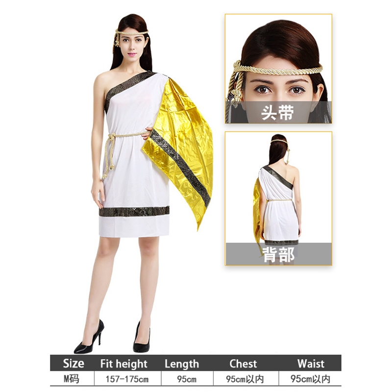Halloween Couple outfits Men and Female Ancient Greek Roman Toga Adults ...