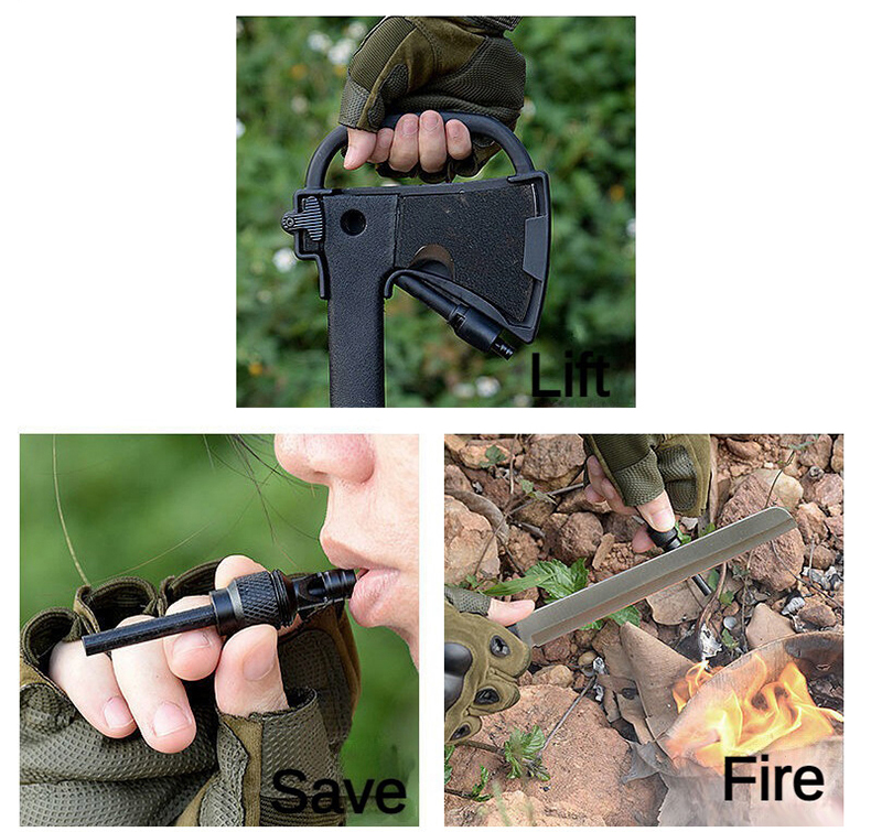 【In Stock & Fast Dispatch】Multifunctional Camping Hammer Firewood Axe ...