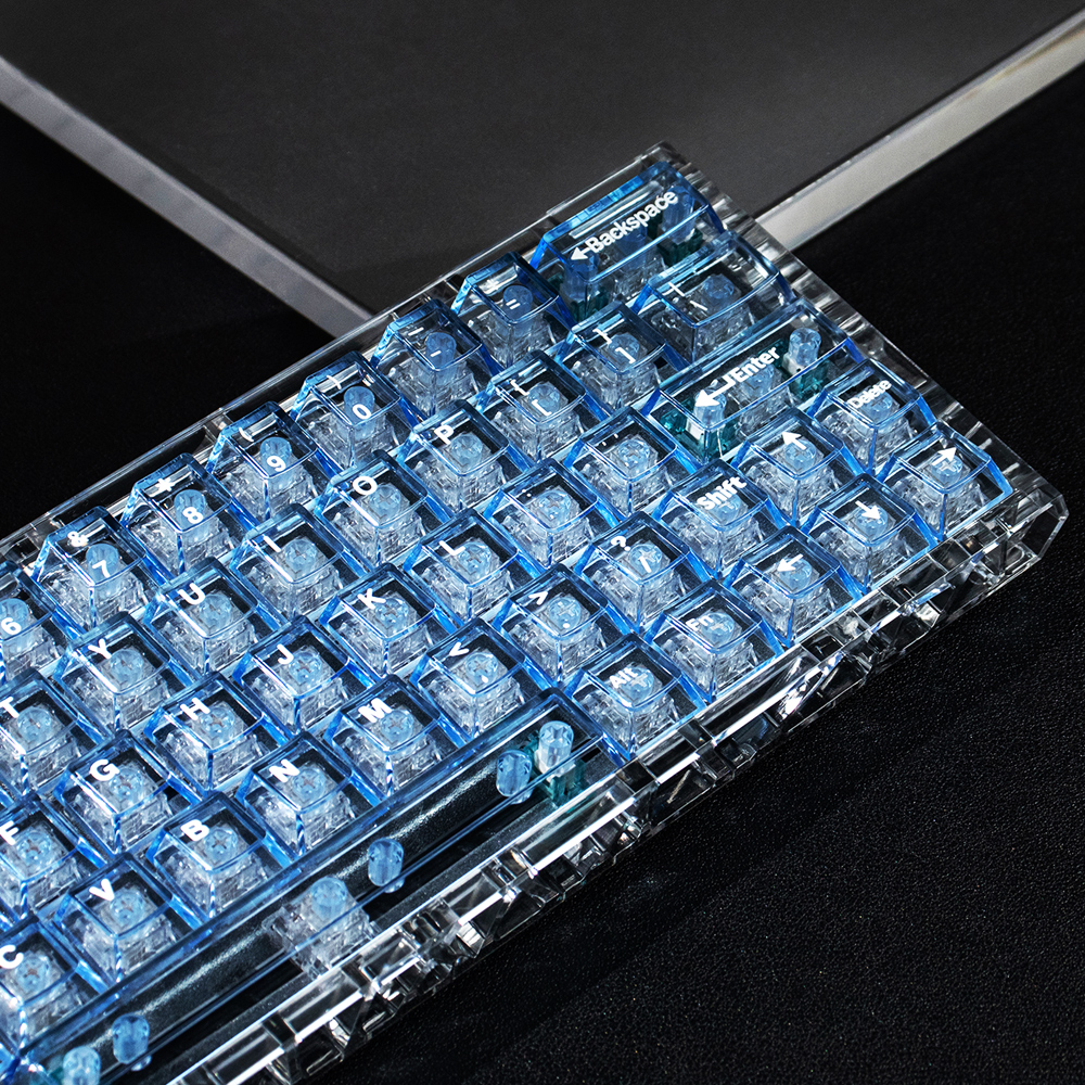 【Full Set】Transparent Keycaps 150/114Keys/Set PBT+PC Cherry Profile ...