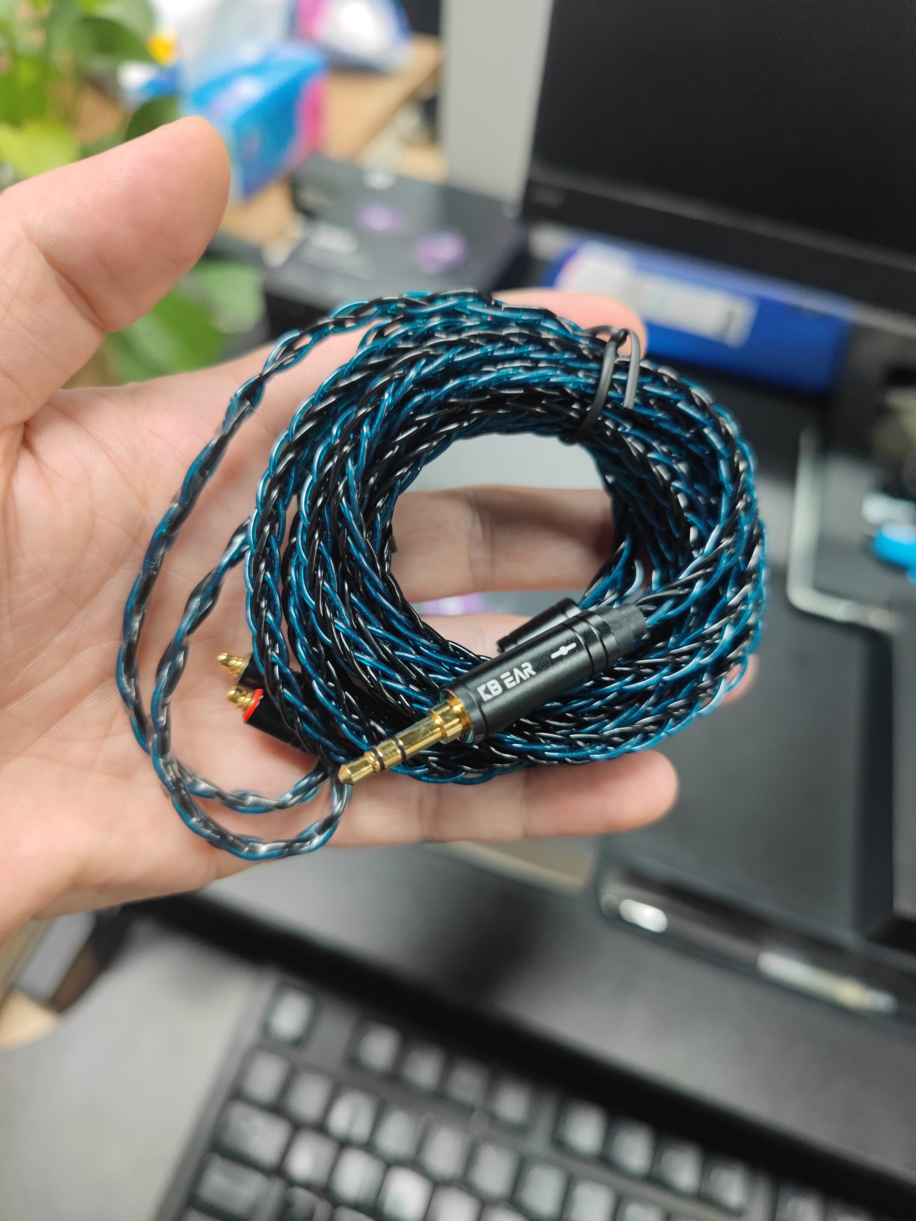 5N Zilver Vergulde Kabel KBEAR ST16 MMCX Upgrade Kabel Yükseltme Gümüş Kaplama Yedek Kablo MMCX Için SHURE SE535 SE425 SE315 SE215 SE84 4.4mm Balanced Kabel Shure SE535 Upgrade Kabel Westone Fiio