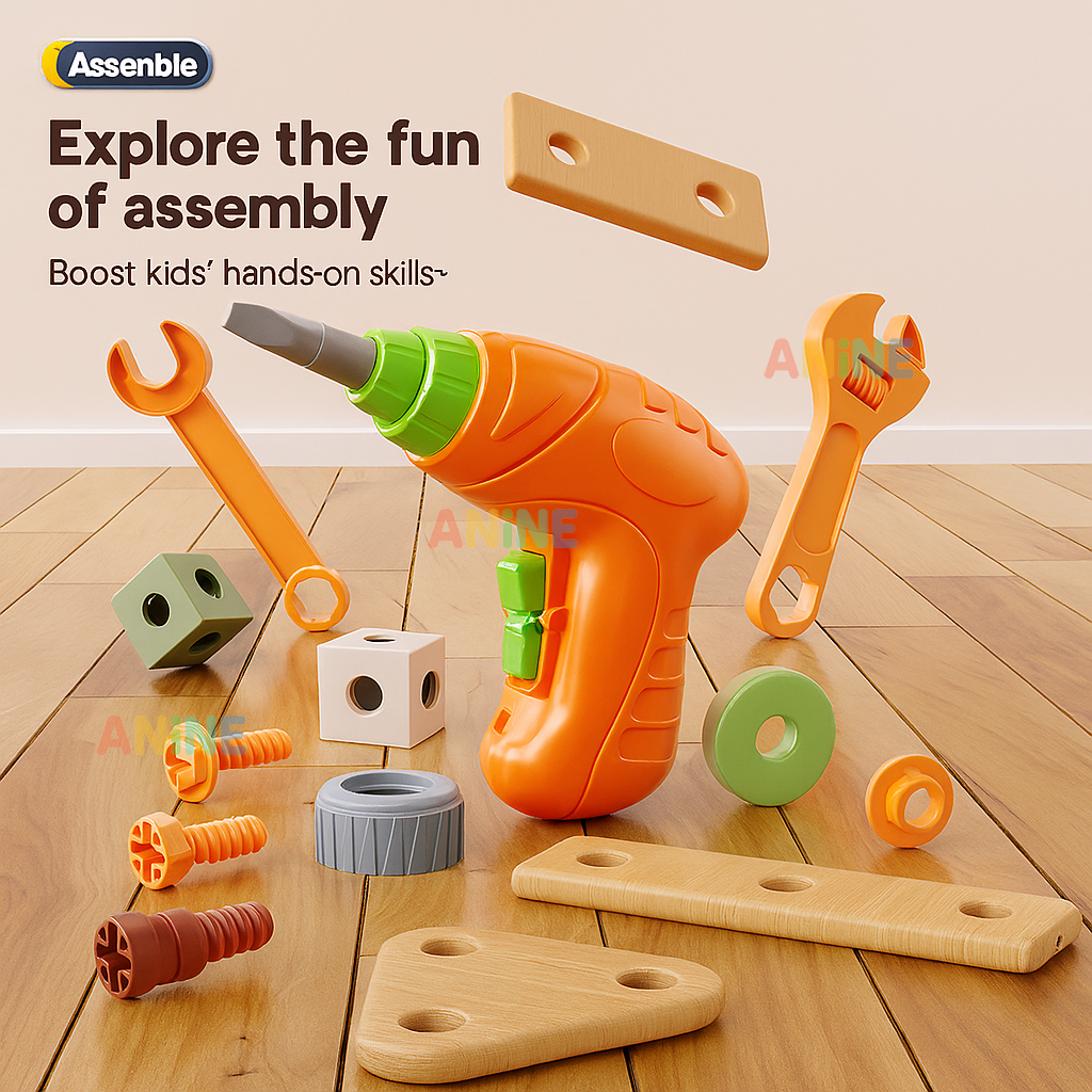 【NEW】158PCS/120PCS Kids Tool Toys Set with Box DIY Assembly Pretend ...