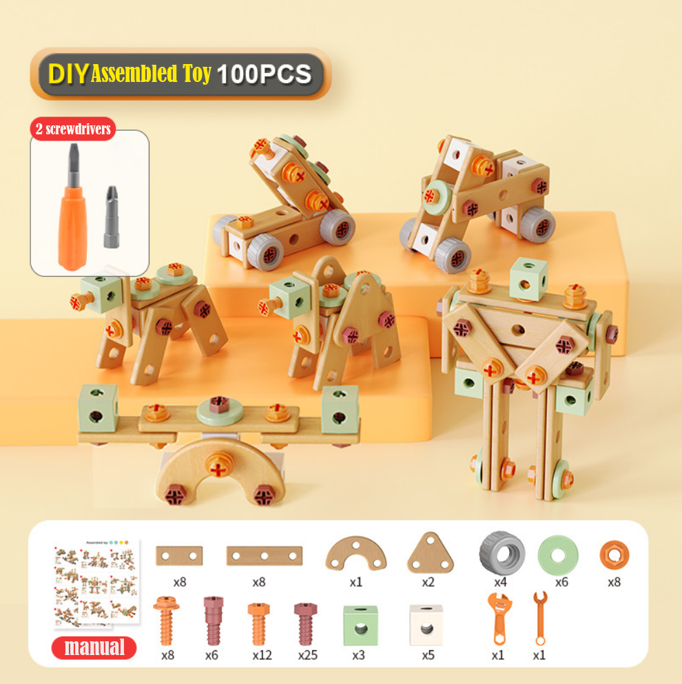 【NEW】158PCS/120PCS Kids Tool Toys Set with Box DIY Assembly Pretend ...