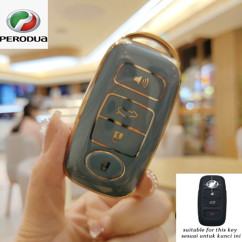 PERODUA car remote key case Myvi facelift NEW Axia NEW Myvi Ativa Alza ...