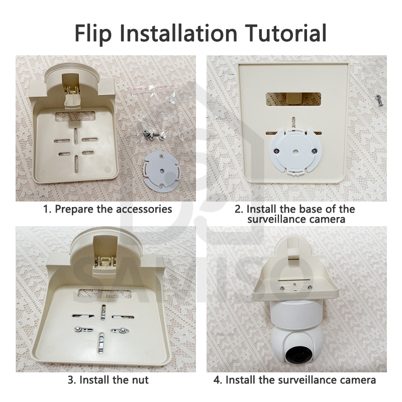 🇲🇾 MY Stock Suction Cup Home CCTV Camera Wall Mount - No-Drill Free ...