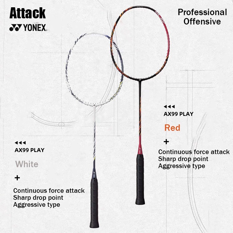 YONEX ASTROX 99Pro White Tiger Badminton Racket Full Carbon Single 4U ...