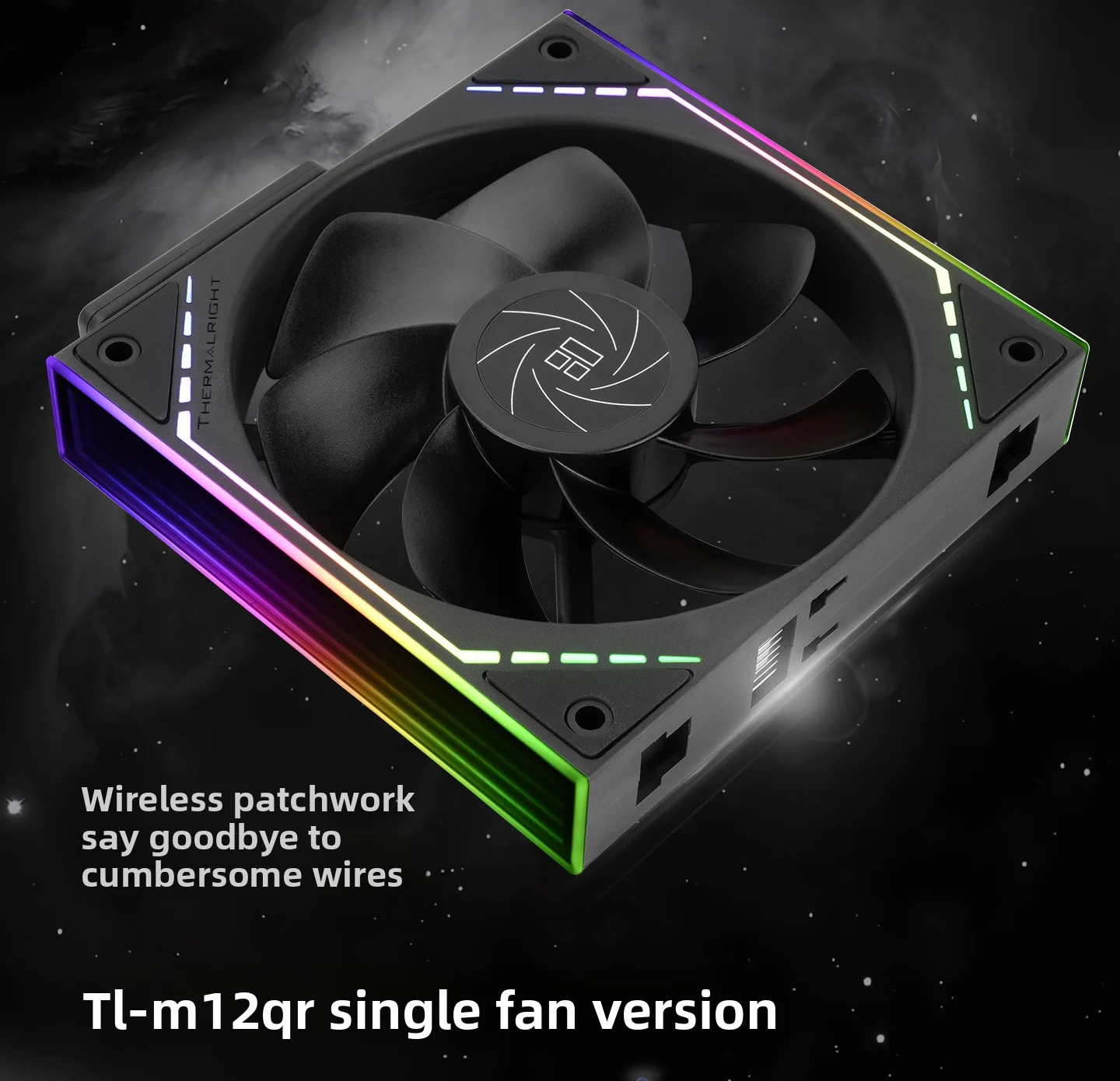 Thermalright TL-M12QW ARGB Case Fan Wireless Splicing 120mm CPU Fan ...