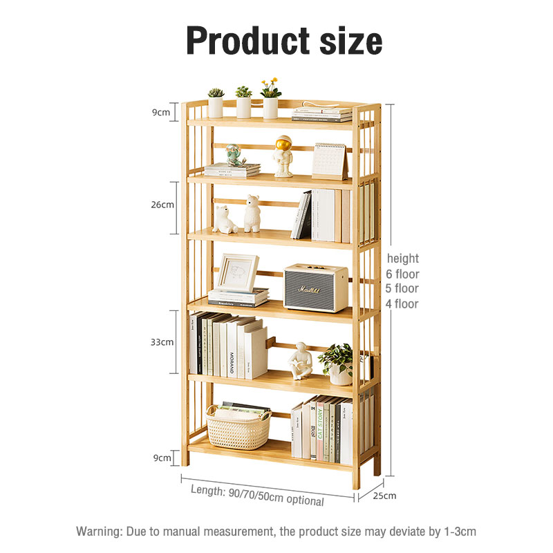 Modern Storage Rack Bookself 5/6 Layers Rak Dapur Display Shelf Home ...