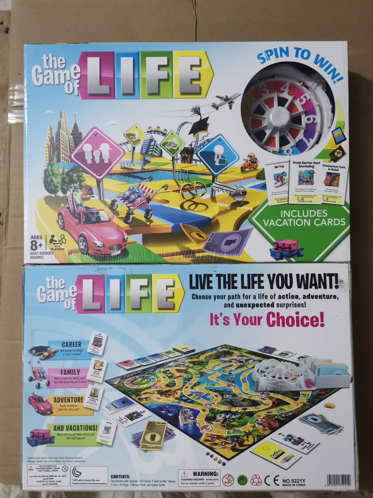 Hasbro Gaming The Game of Life Game, Family Board Game for 2-4 Players ...