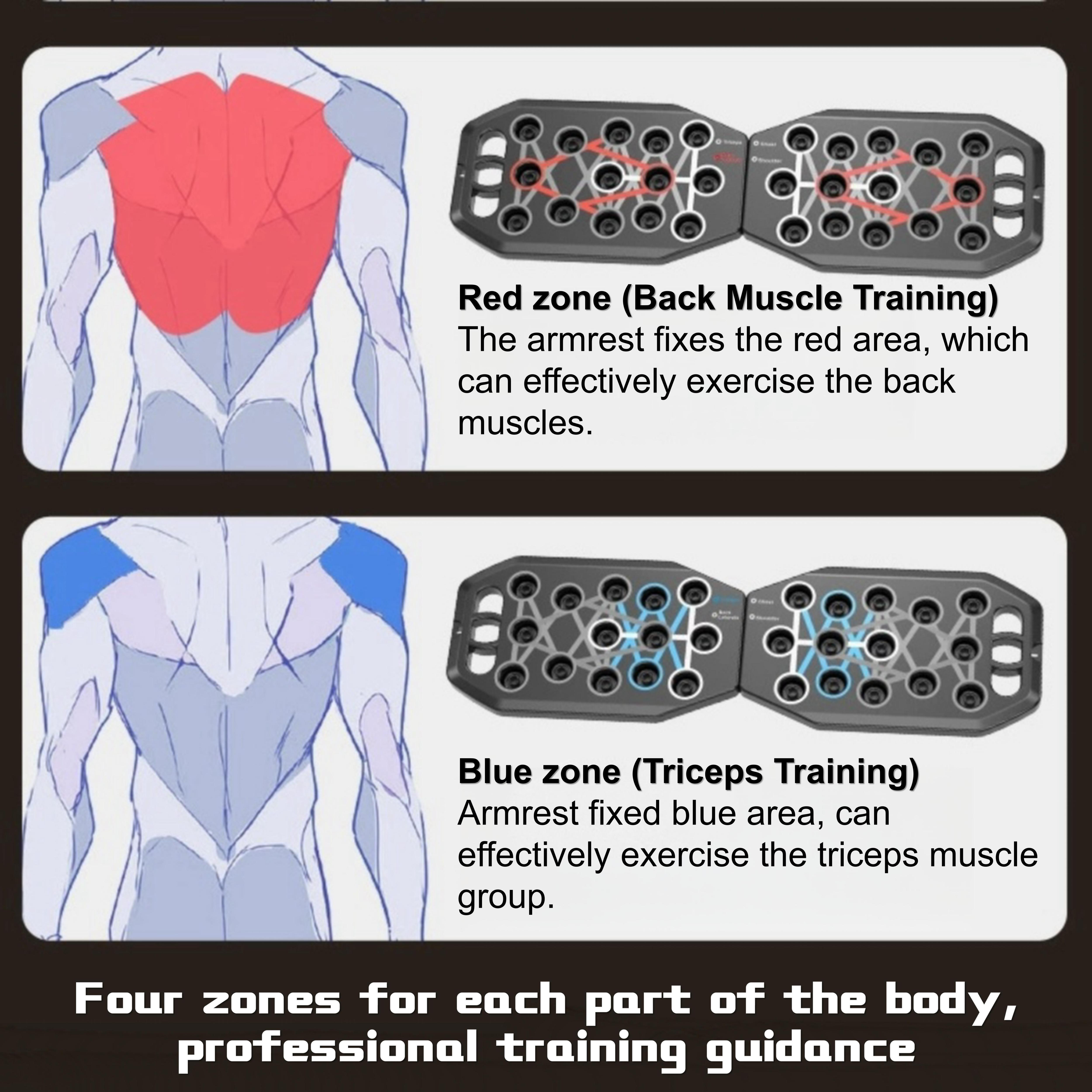 FUYOGI 26/30 in 1 Push up board Frame Home Exercise gym fitness Workout ...