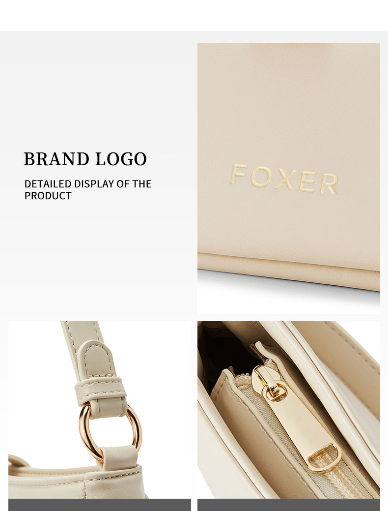 FOXER Women's Bags Classic Simple Crossbody Bags Fashion Underarm Bags ...