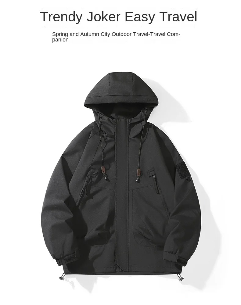 VUUG Jacket Hooded- Unisex Waterproof Gym Sports Windbreaker ...