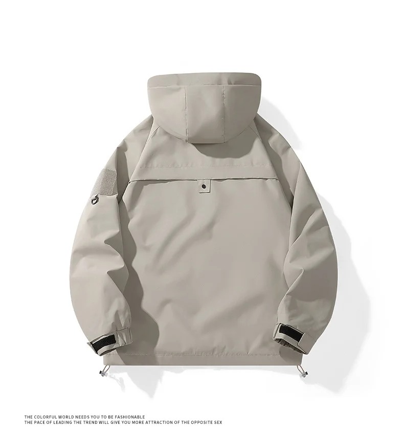 VUUG Jacket Hooded- Unisex Waterproof Gym Sports Windbreaker ...