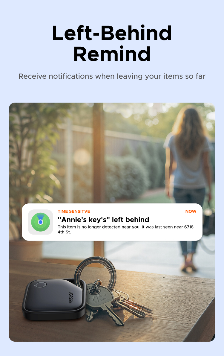 UGREEN Smart Tag Smart Locator Anti Lost Bluetooth5.0 Finder tracker ...