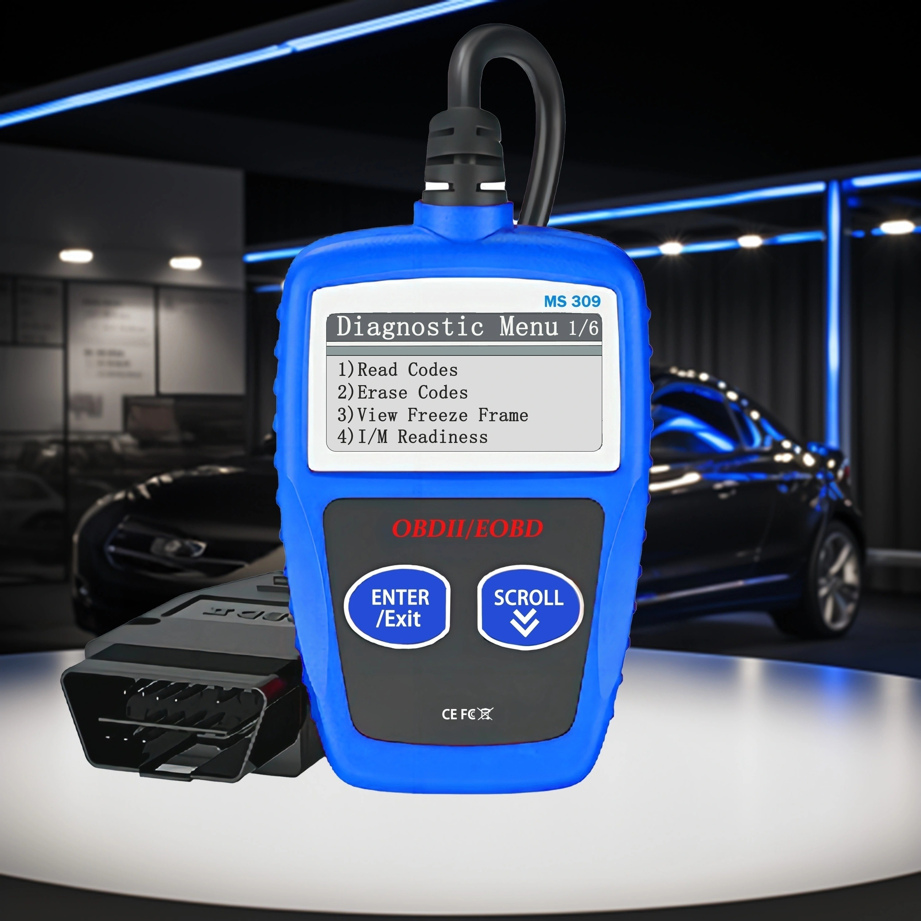 OBD2 Scanner MS309 Universal Car Engine Fault Code Reader, Check Engine ...