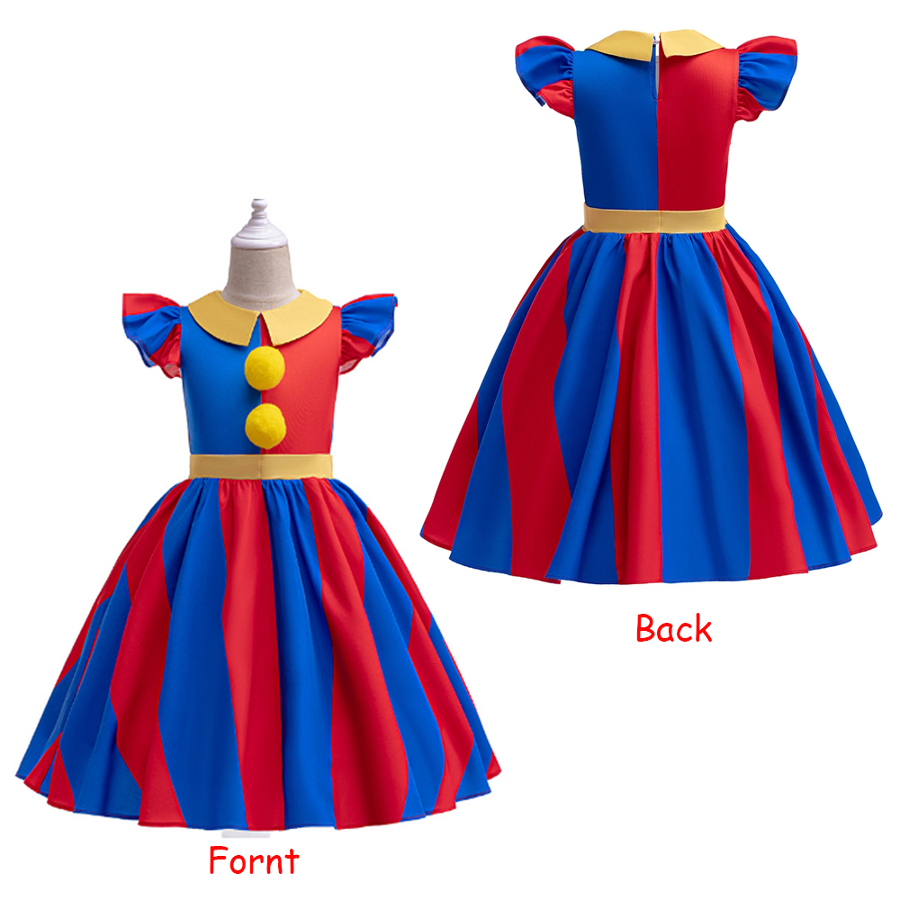 Anime The Amazing Digital Circus Pomni Costume for Kids Girl Cute — free download