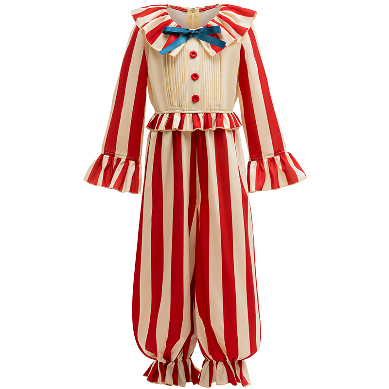 Halloween children's clown costume, carnival party roleplaying circus — free download