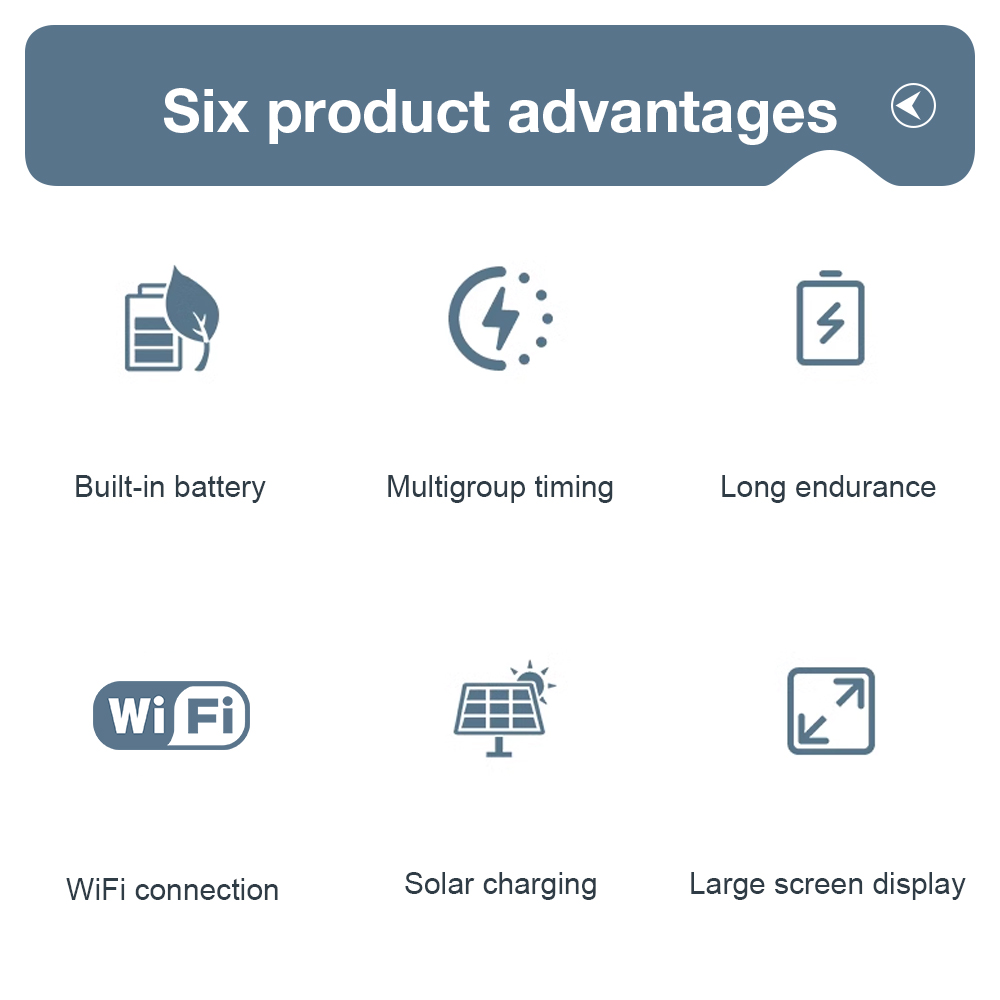 Dual Zone WIFI Solar Irrigation Timer Smart APP Control Automatic ...