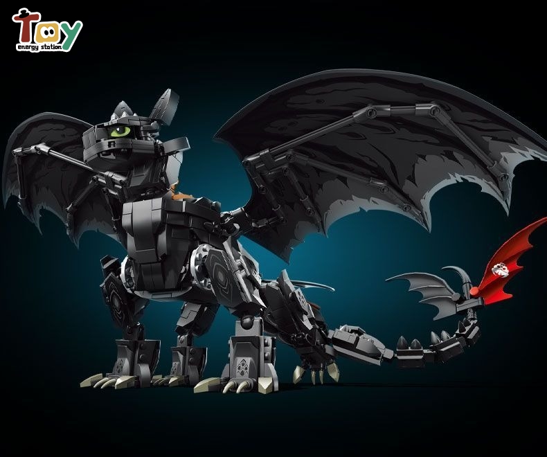 Toothless Building Blocks Assembly Toys How To Train Your Dragon ...