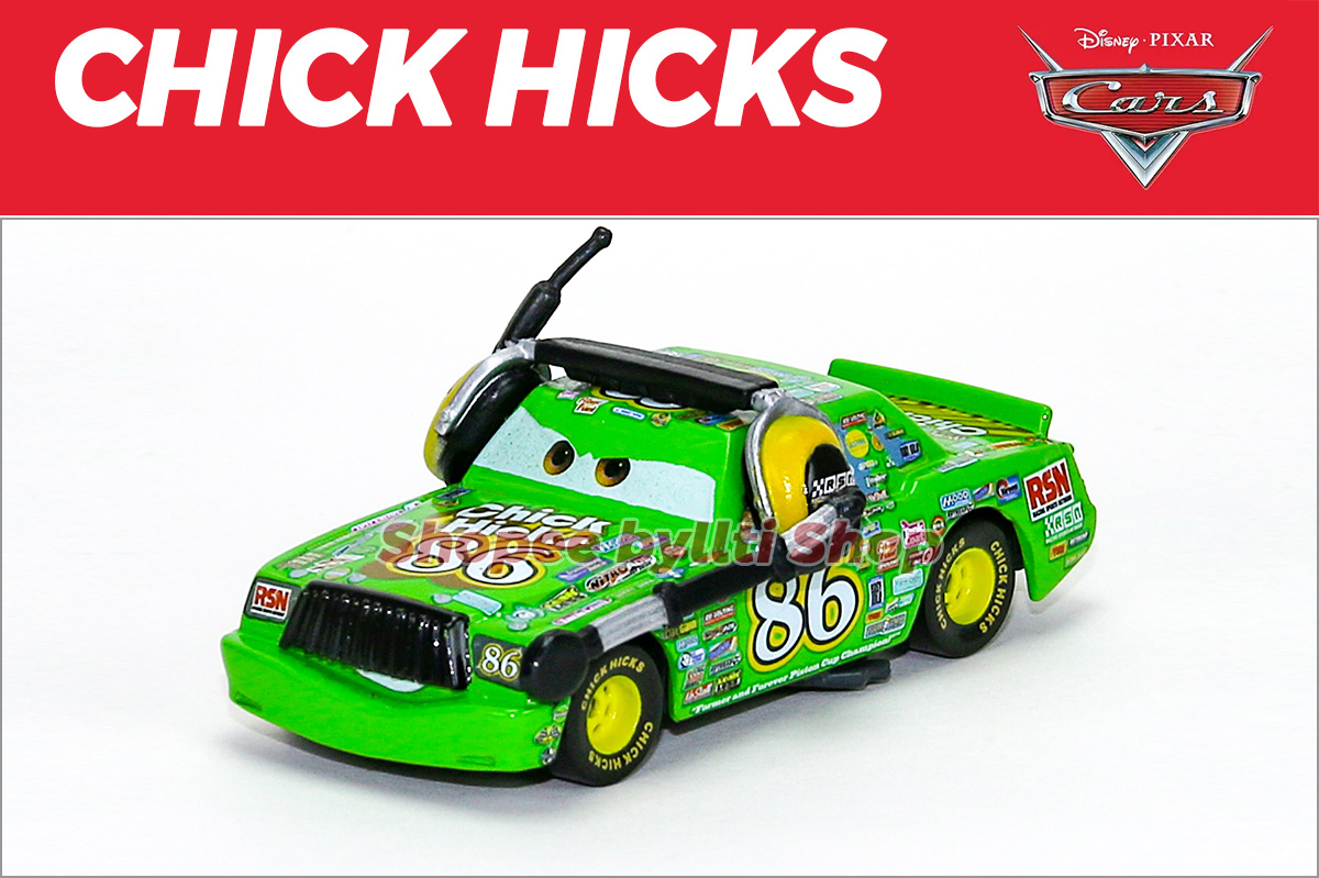 Mattel Disney Pixar Cars 3 Chick Hicks with Headset 1:55 Diecast Car ...