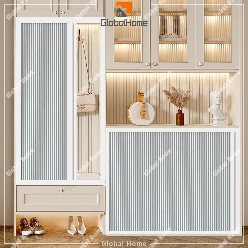 Customized folding cabinet doors with concealed sliding function, no ...