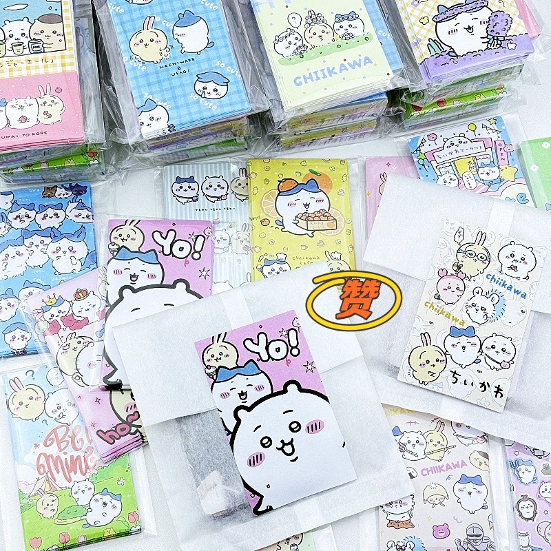 100pcs Cute Chiikawa Sealing Stickers 