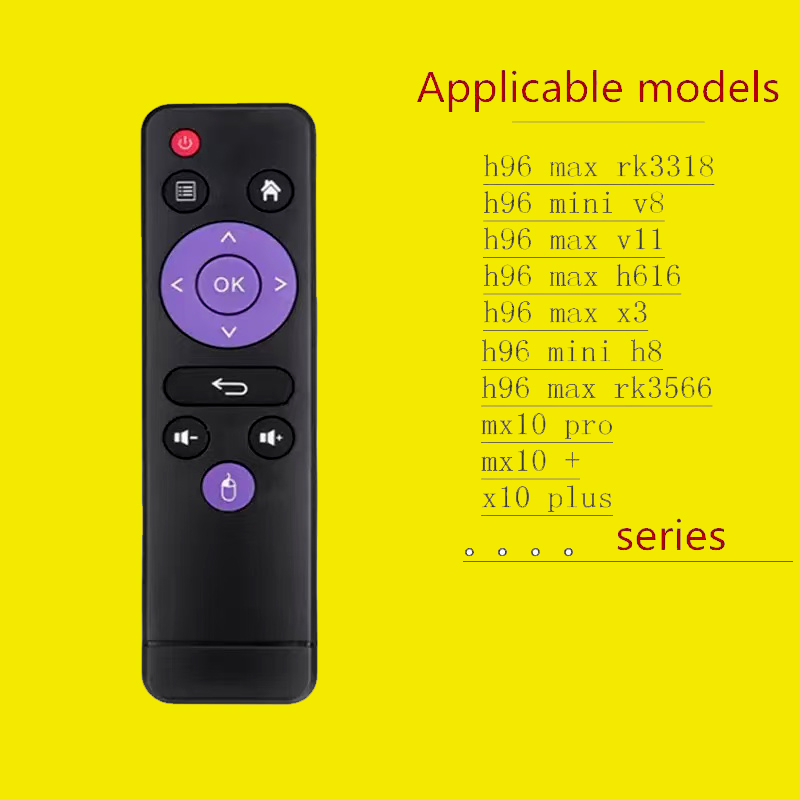 H96 mini MX10pro IR remote control for Android TV box H98 Max V11 Q1 ...