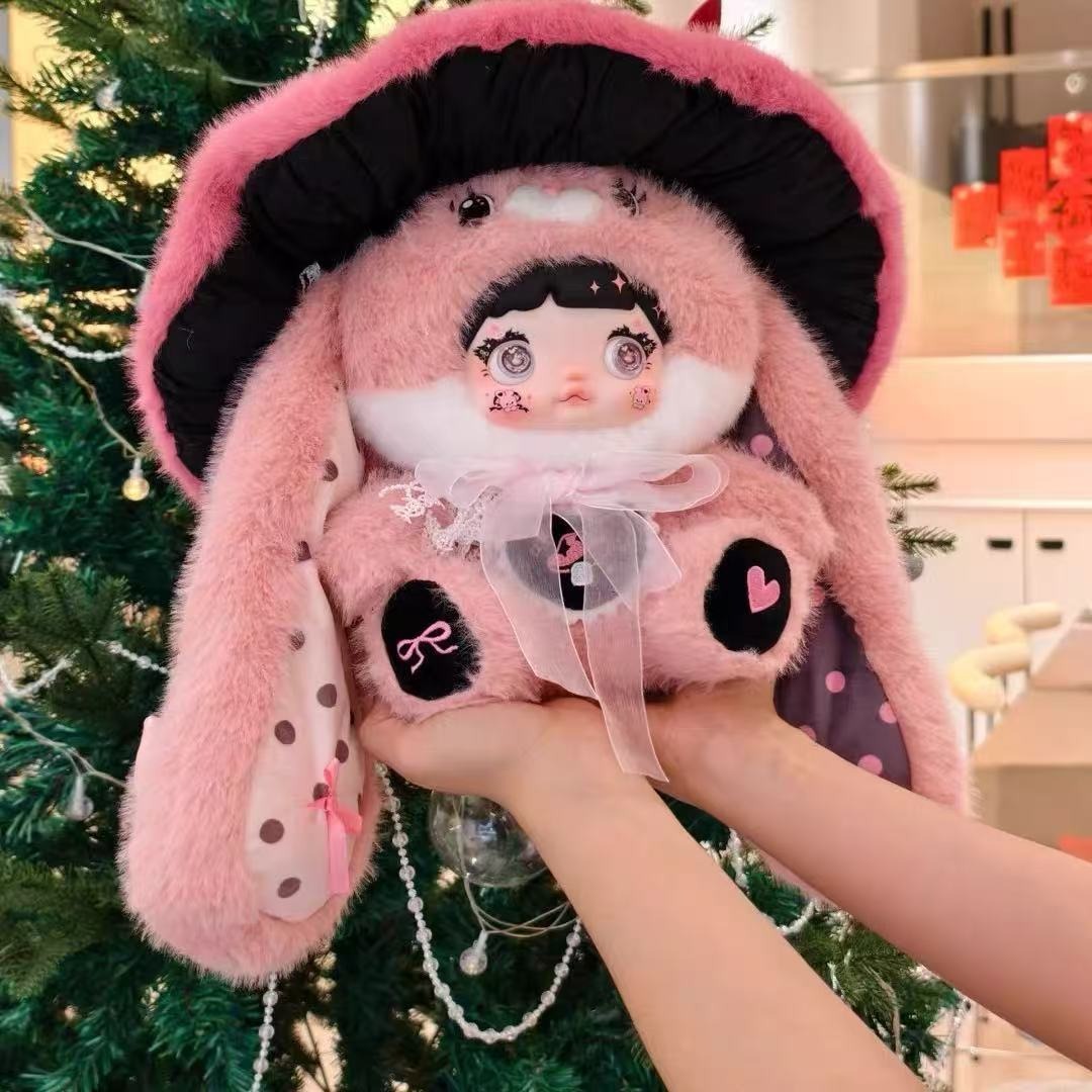 Nommi 400% Mushroom Hat Series Blind Box Cute V2 Bunny Mystery Box ...