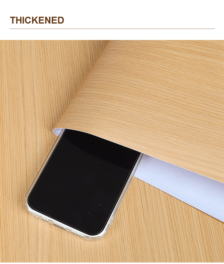 Table Sticker Thickened Waterproof Mold-proof Wood Cabinet Wallpaper ...